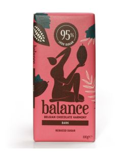 Balance Belgian Chocolate Reduced Sugar Dark Chocolate 100g