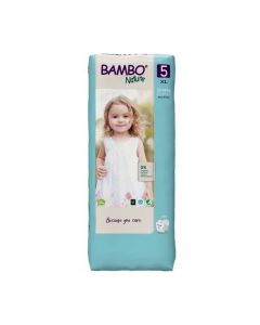 Bambo Nature Nappies Junior Size 5 / Tall Bag (44 pcs)