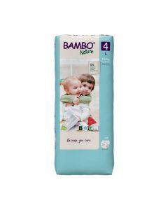 Bambo Nature Nappies Size 4 Maxi Tall Bag (48 pcs)