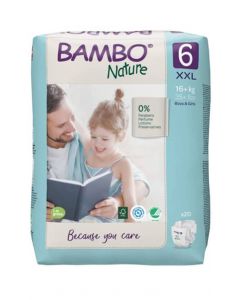 Bambo Nature Nappies Size 6 / XL (20 pcs)