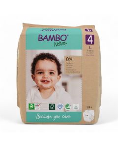 Bambo Nature Nappies Size 4 L 24pcs