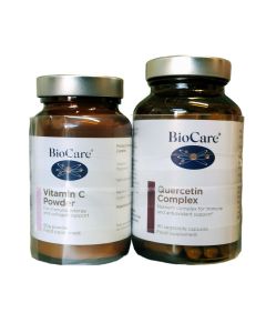 Biocare Vitamin C Powder 60g PLUS Quercetin Complex OFFER
