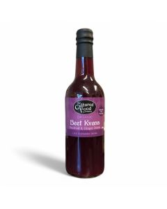 The Cultured Food Company Beet Kvass Beetroot & Ginger Drink Organic 500ml