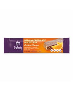 The Foods of Athenry Belgian Chocolate Biscuit Bar Opulent Orange 55g