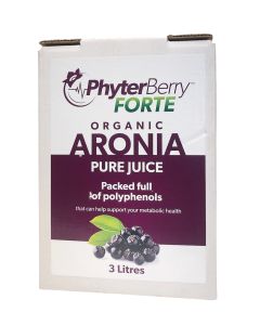 PhyterBerry Forte Organic Aronia Pure Berry Juice 3 Litres