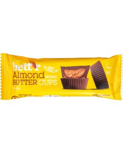 Bett'r Organic Almond Butter Cups 3 pieces