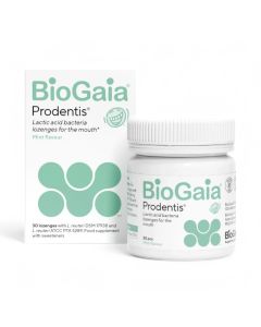 BioGaia Prodentis Lactic Acid Oral Bacteria Mint 30 Lozenges