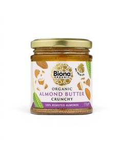 Biona Almond Butter Crunchy Organic 170g