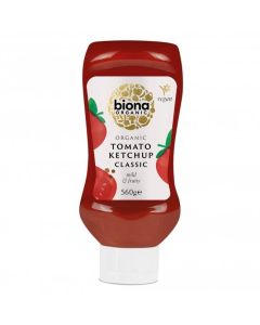 Biona Organic Tomato Ketchup Classic Squeezy 560g