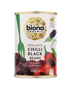 Biona Chilli Black Beans Organic 400g