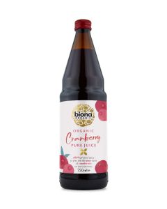 Biona Organic Cranberry Pure Pressed Juice 750ml