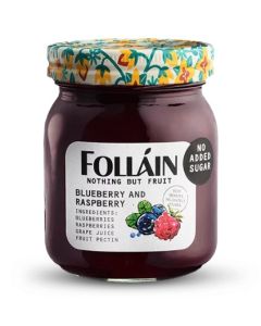 Folláin Blueberry and Raspberry Jam No Added Sugar 340g