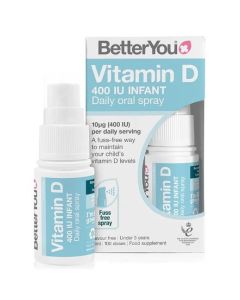 BetterYou Vitamin D 400iu Infant Daily Oral Spray 15ml