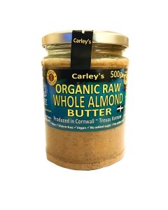 Carley's Raw Whole Almond Butter Organic 500g