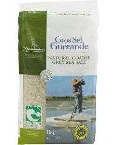Le Guerandais Natural Coarse Grey Sea Salt 1kg