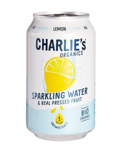 Charlie's Organic Sparkling Water Lemon (330ml)