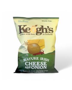 Keogh's Potato Crisps Mature Irish Cheese and Onion 125g 