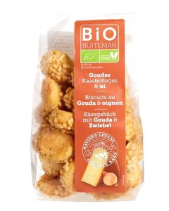 Buiteman Organic Gouda Cheese and Onion Balls (125g)