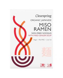 Clearspring Organic Miso Ramen Noodles with Miso Ginger Soup (210g)