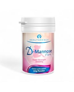 Healthreach D-Mannose Powder Super Strength 2000mg 50g