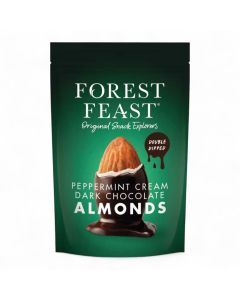 Forest Feast Dark Chocolate Almonds with Peppermint Cream 120g