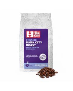 Equal Exchange Dark City Roast Coffee Wholebean Organic 200g
