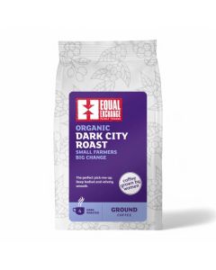 Equal Exchange Dark City Roast Coffee Ground Organic 200g