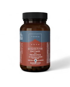 Terra Nova Digestive Enzymes with Probiotics 50 Caps