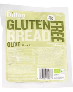 Dillon Organic Gluten Free Olive Bread 4 slices