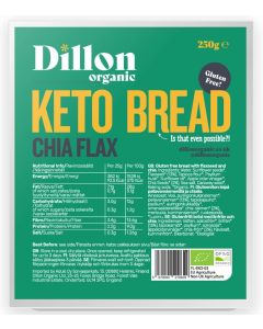 Dillon Organic Keto Bread Chia Flax 250g