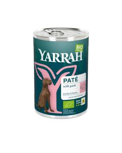 Yarrah Organic Pork Pâté Dog Food Grain-free (400g)