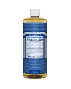 Dr Bronner's Organic Peppermint Pure-Castile Soap (946ml)