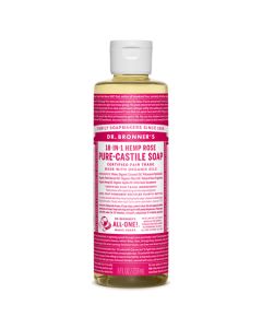 Dr Bronners Hemp Rose Pure Castile Soap
