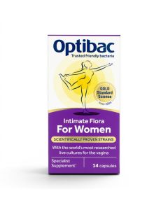 OptiBac Probiotics Intimate Flora For Women 14 Caps