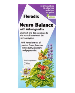 Floradix Neuro Balance with Ashwagandha (250ml) 