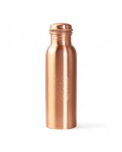 Bodhi Copper Water Bottle Etched Flower of Life Design 800ml