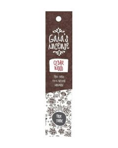Gaia's Cedar Wood Incense (15 sticks)
