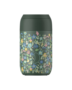 Chilly's Liberty Coffee Cup S2 Summer Sprigs Pine Green 340ml
