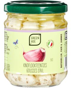 GreenAge Organic Garlic Cloves in Oil (190g)
