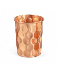 Bodhi Copper Cups Hammered Design 2pcs