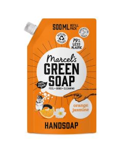 Marcel’s Green Soap Hand Soap Orange Jasmine Refill Pack 500ml