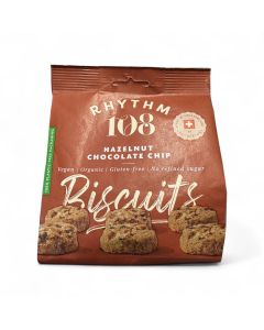 Rhythm 108 Hazelnut Chocolate Chip Biscuits Organic 135g