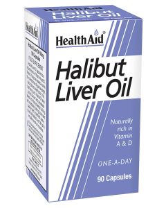 Health Aid Halibut Liver Oil 10mg 90 caps