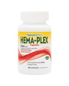 Nature's Plus Hema-Plex 60 Veg Caps
