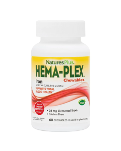 Nature's Plus Hema-Plex 60 Chewables