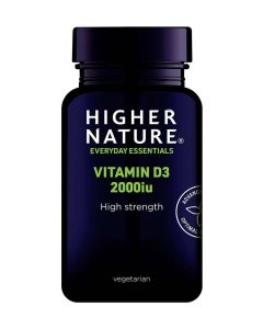 Higher Nature Vitamin D3 2000iu (120 capsules) 