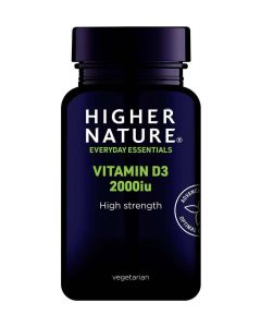 Higher Nature Vitamin D3 2000iu (120 capsules)