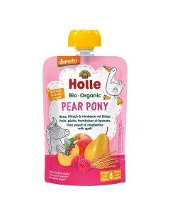 Holle Organic Baby Food Pouch - Pear Pony 100g