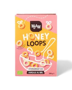 Mjam Honey Loops Cereal Organic 200g