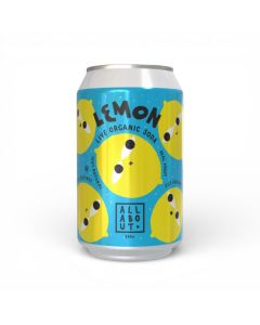 All About Lemon Live Soda Can Organic 330ml